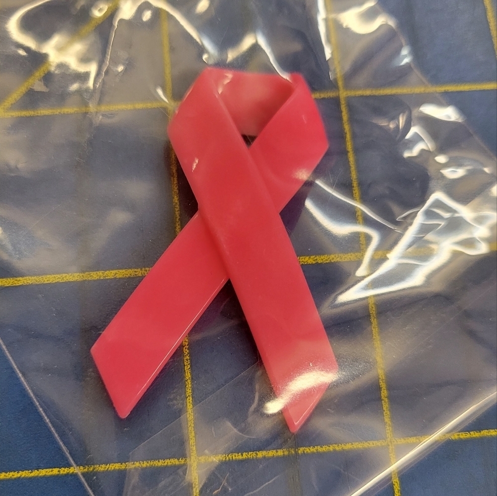 Breast Cancer Pink 2" Ribbon Pin